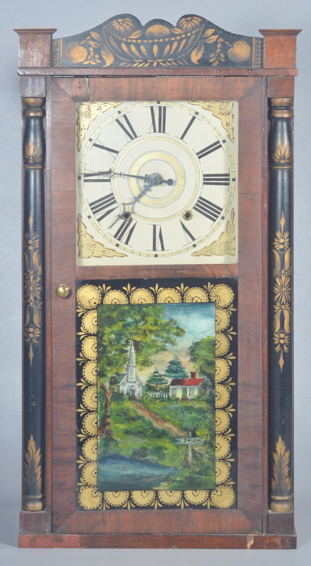 Reverse Painted Shelf Clock (1 of 5)