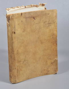 An 18th c. ledger from Westford, Mass.: A ledger with entries of commerce in ordinary goods (gingerbread, seed corn, cider, etc.) dating between 1770 and 1813, kept by one John Abbott. Based on the individuals' names and mentions of the tow