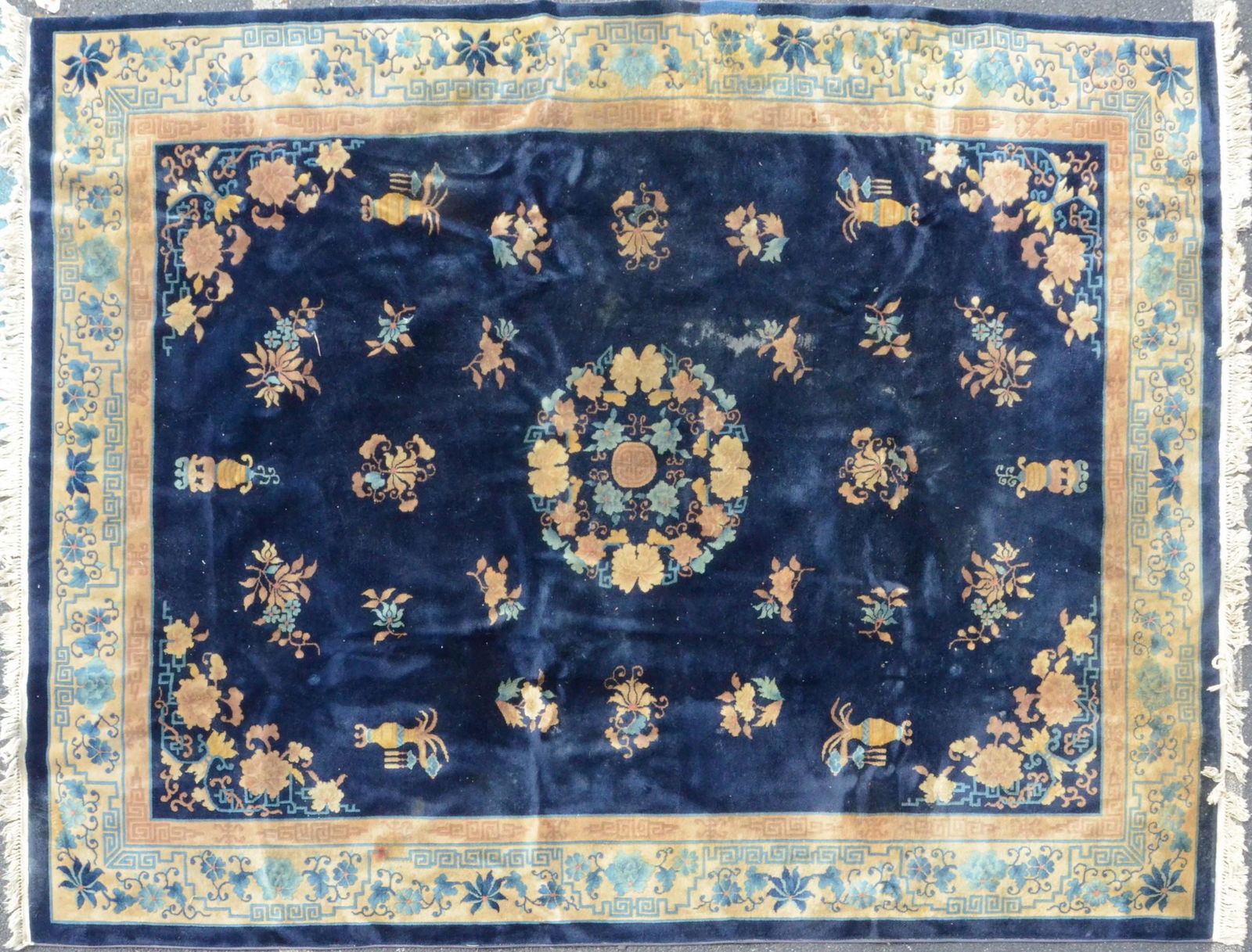 8'9" X 11'6" Semi-antique Ming Design Chinese Rug (1 of 9)