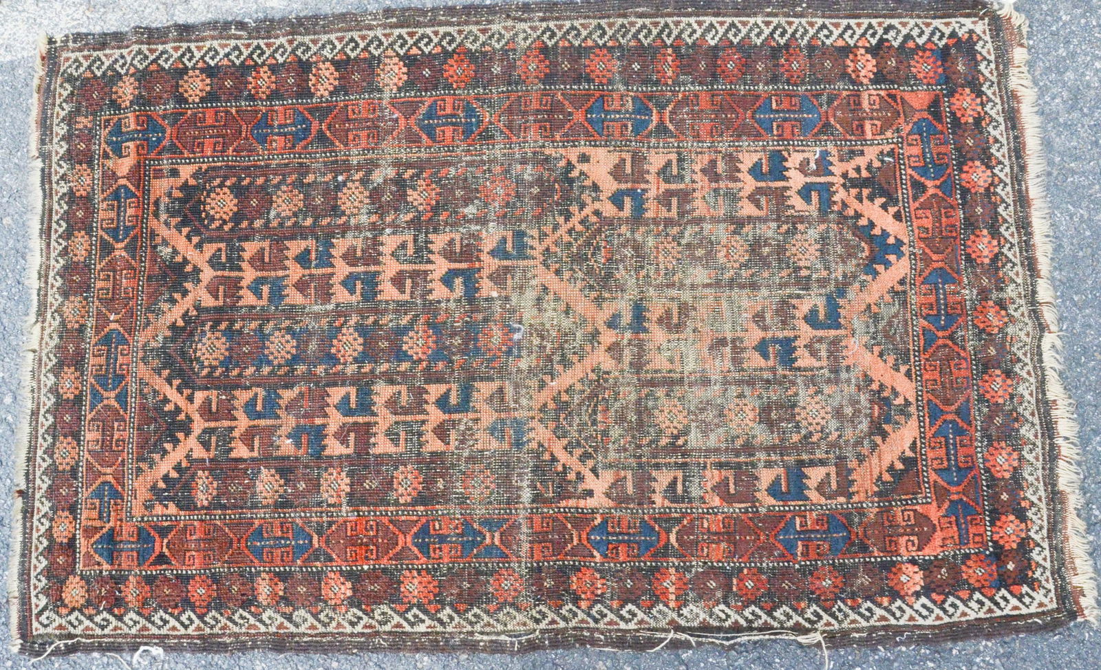 2'8" X 4'2" Antique Baluch Rug (1 of 5)