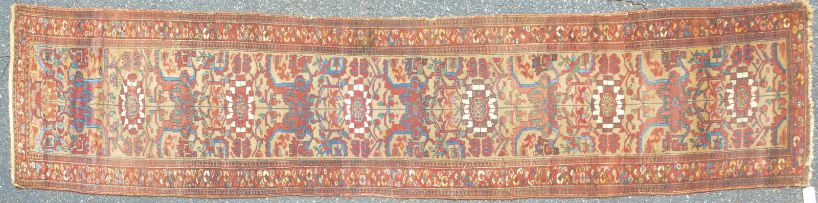 3'3" X 16' Semi-antique Persian Malayer, Rug (1 of 10)