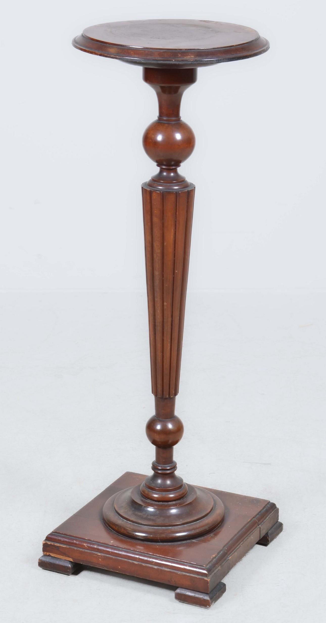 An American carved cherry pedestal (1 of 3)