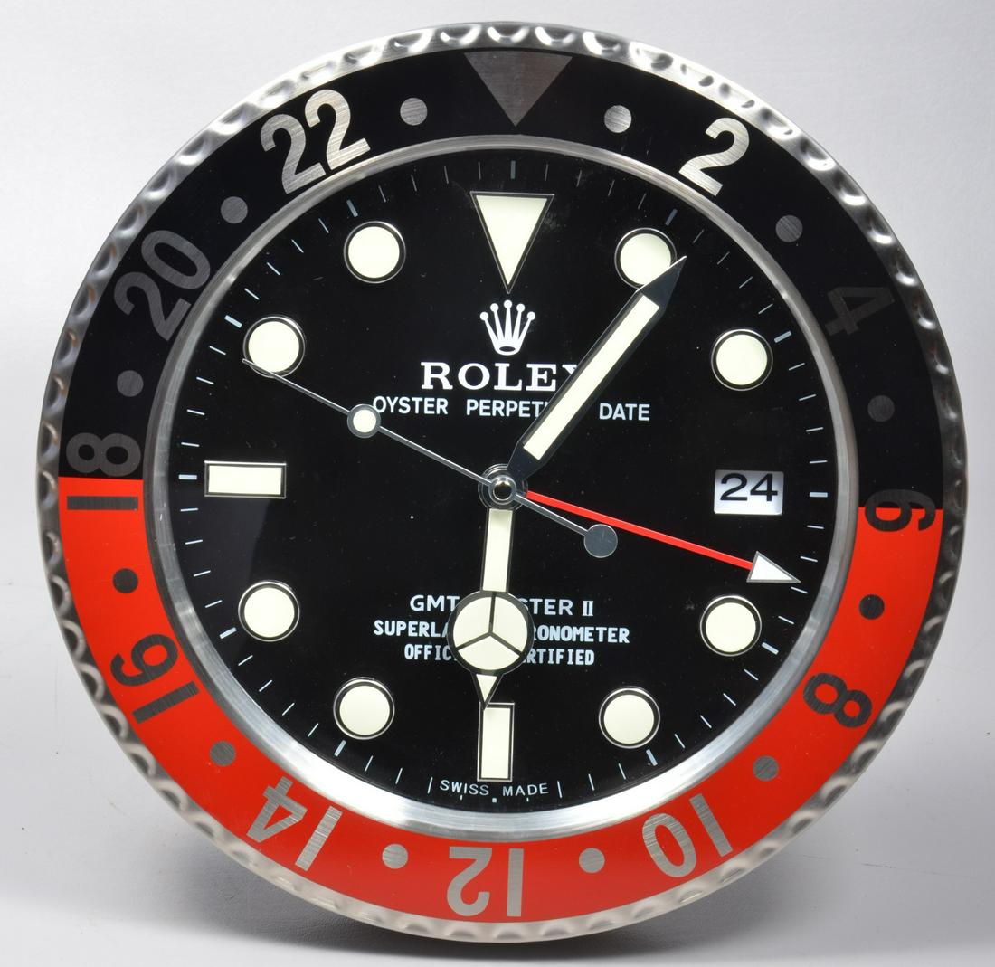 Rolex Watch Dealer Display Wall Clock (1 of 2)