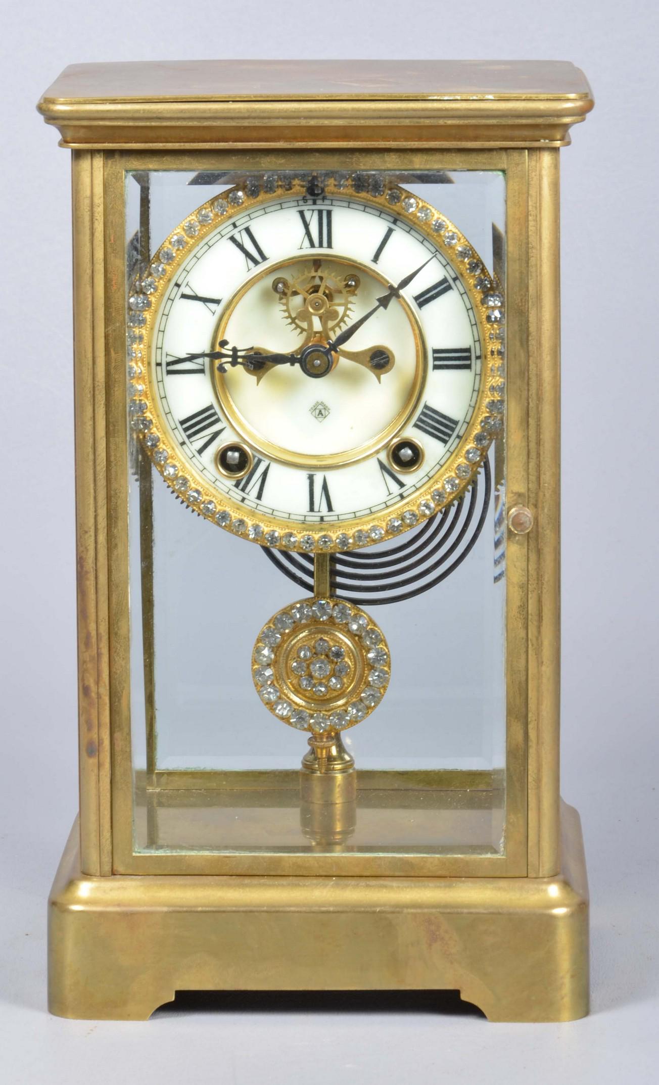 Ansonia Crystal Regulator Clock (1 of 5)