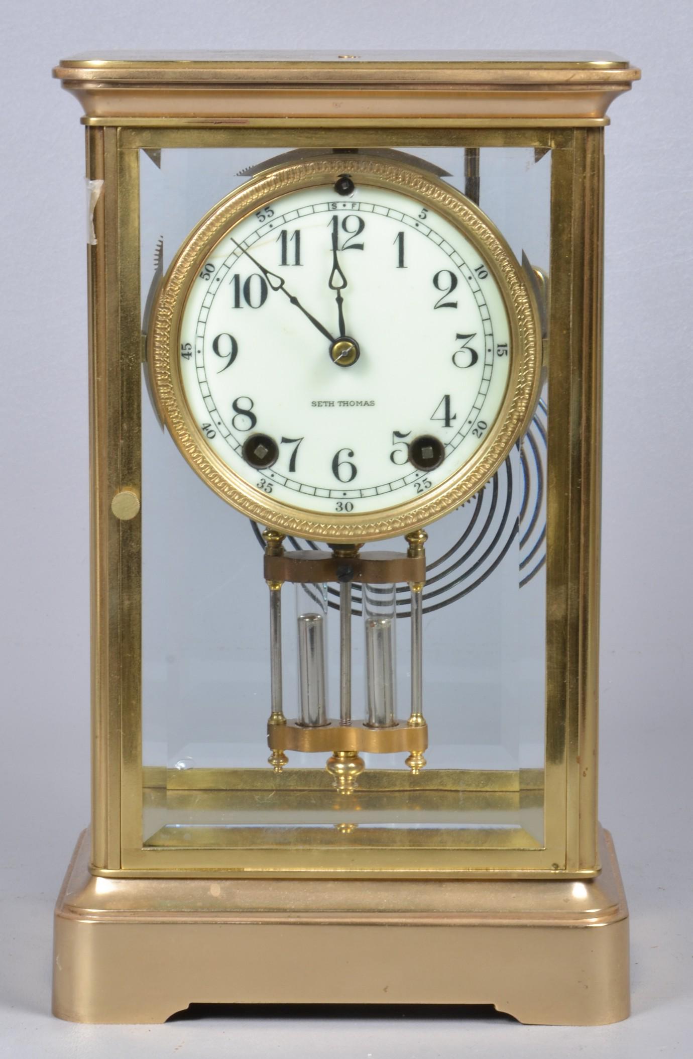 Seth Thomas Crystal Regulator Clock (1 of 5)