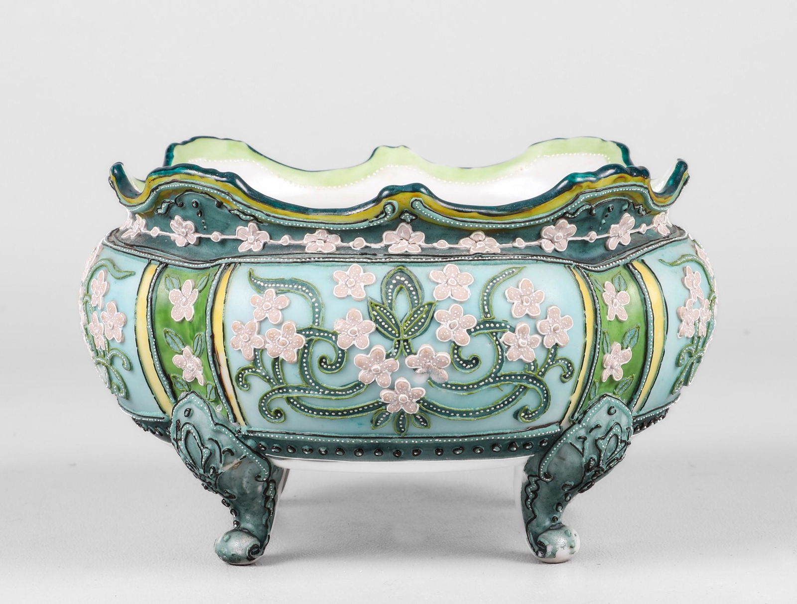 Nippon Moriage Footed Bowl (1 of 4)