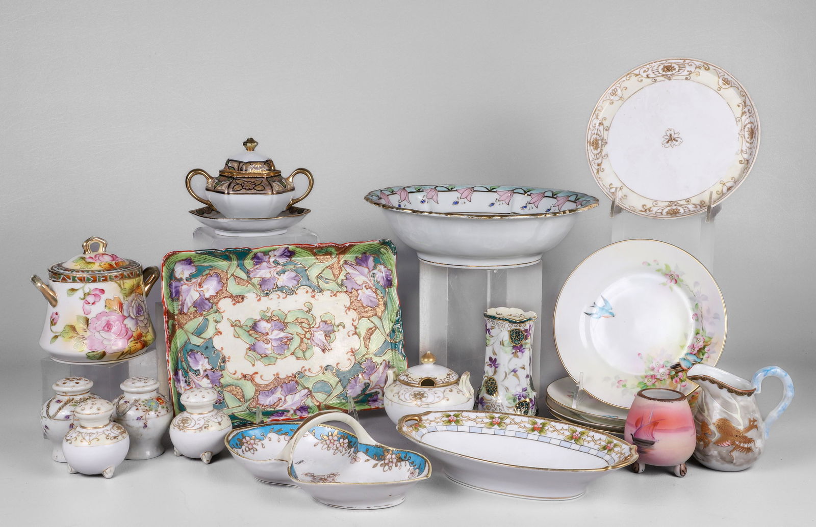 (18) Pcs Nippon Porcelain (1 of 3)