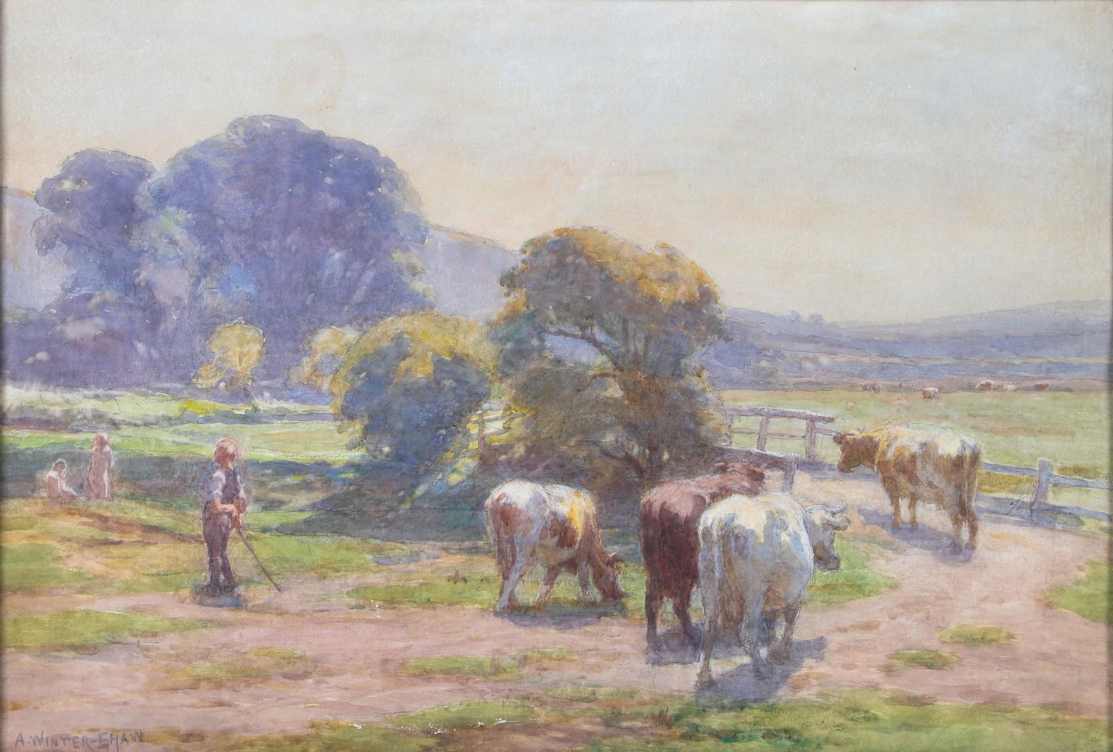 Arthur Winter Shaw Landscape with Cows (1 of 3)