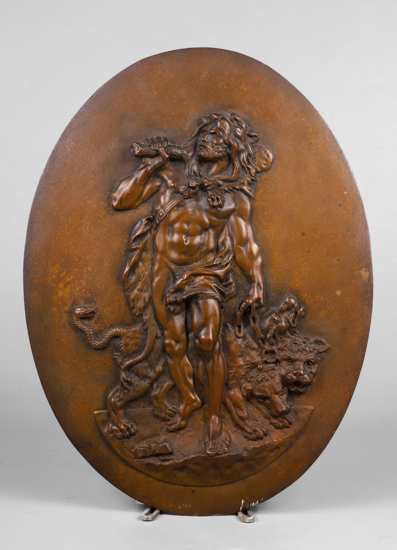 Henry Bonnard Bronze Co. Hercules and Cerberus (1 of 5)