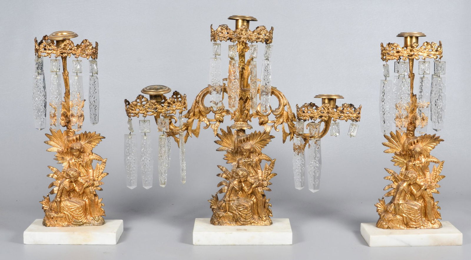 3-Piece Figural Girandole Set (1 of 5)
