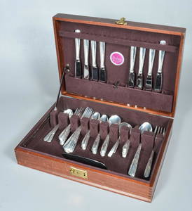 (68) Pc Sterling Gorham Flatware Set, 'Camellia'