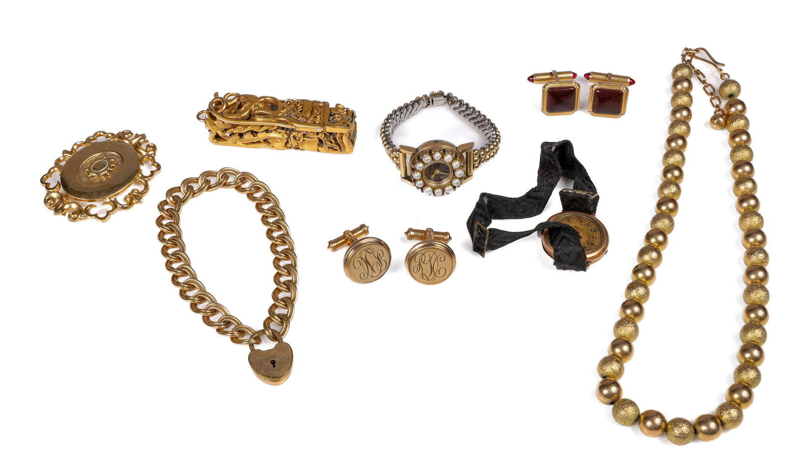 Gold Filled and Gold Tone Jewelry Group (1 of 7)