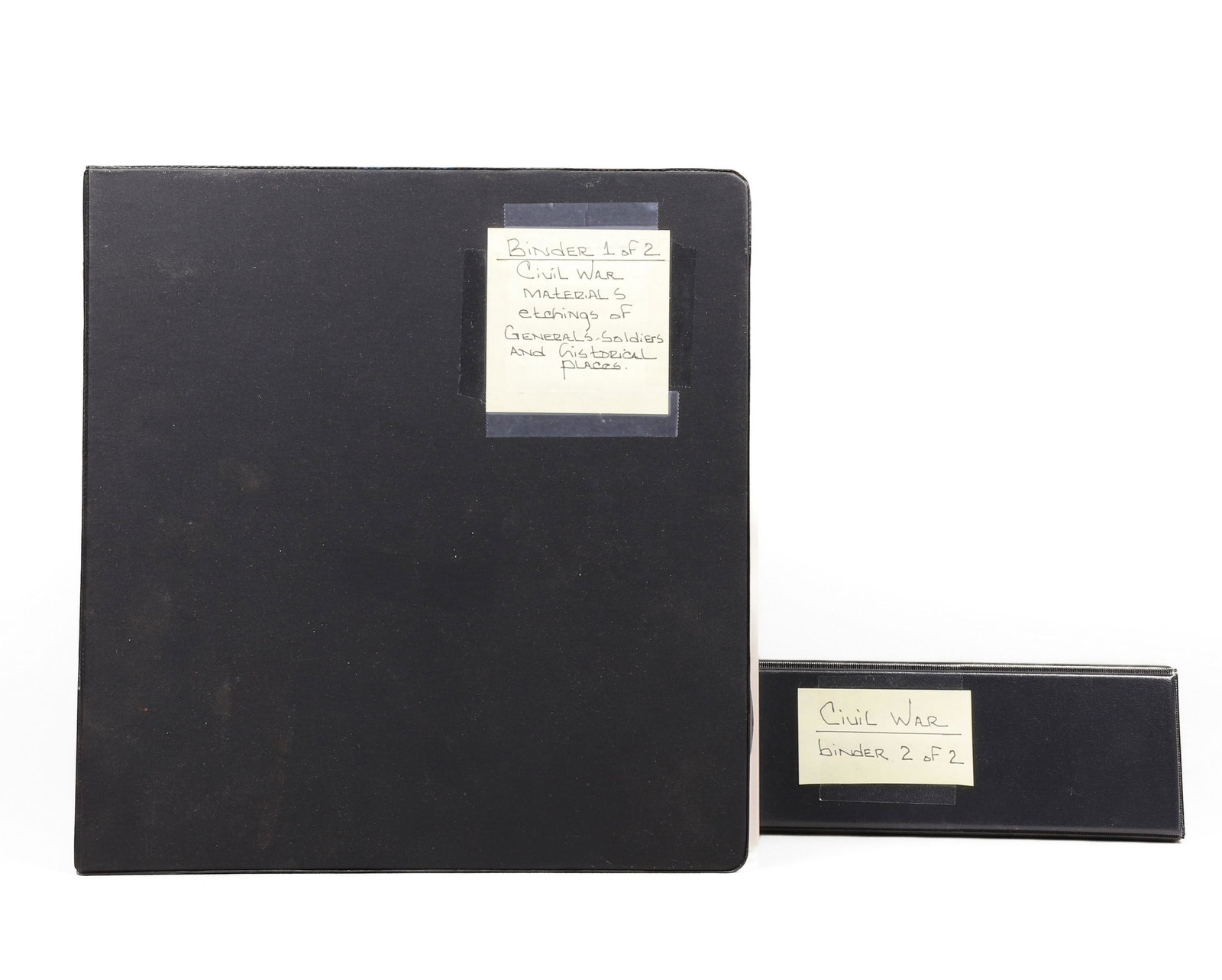 [2] binders of Civil War prints, etc. (1 of 7)