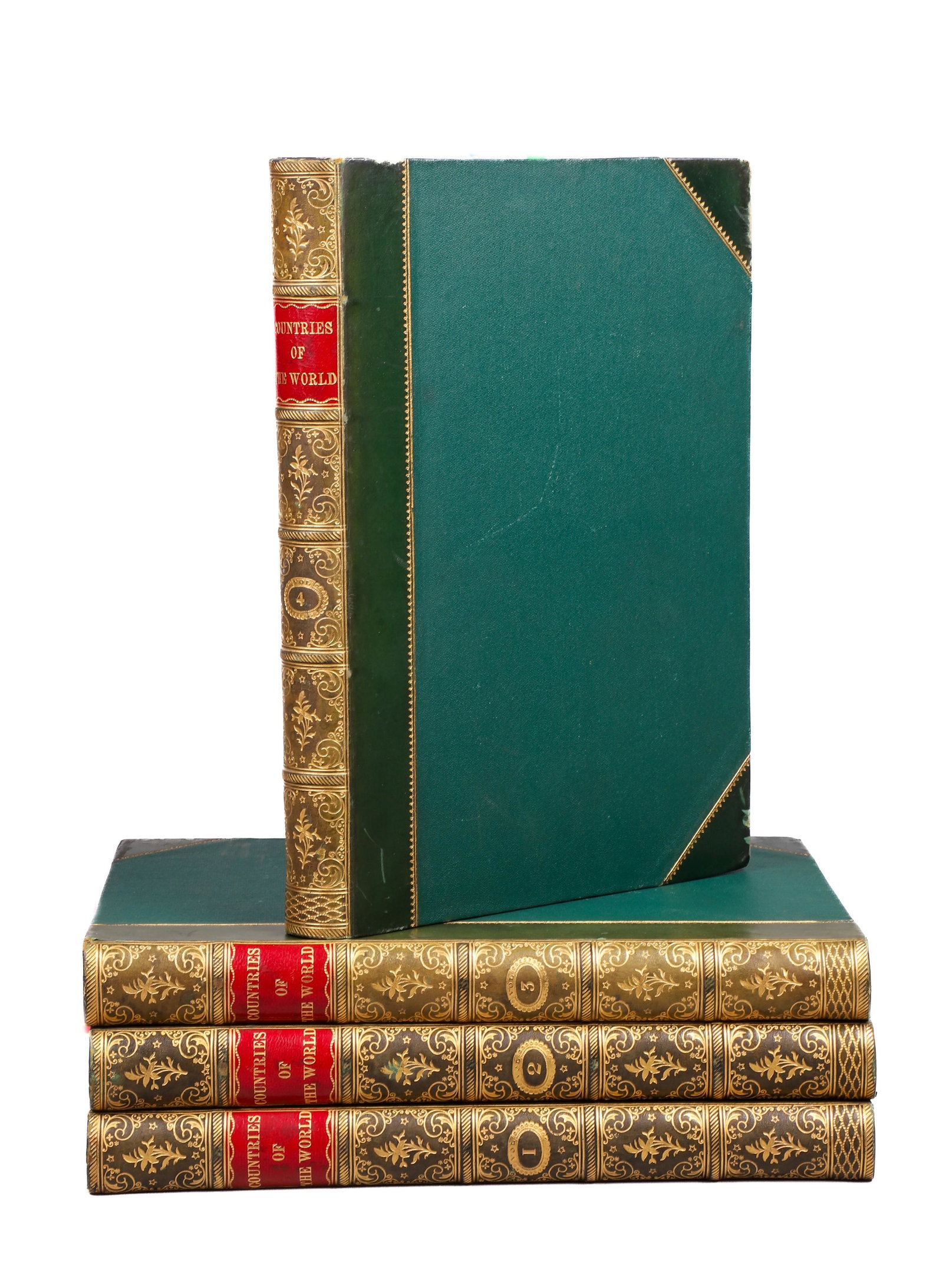 [adventure] 4 vols. on 19th c. travel by Robt. Brown: Volumes 1 through 4 of The countries of the world: being a popular description of the various continents, islands, rivers, seas, and peoples of the globe by Robert Brown (London, Paris and New York, n