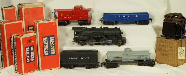 Lionel Scout Set with transformer, OB: Lionel Scout Set with transformer, OB