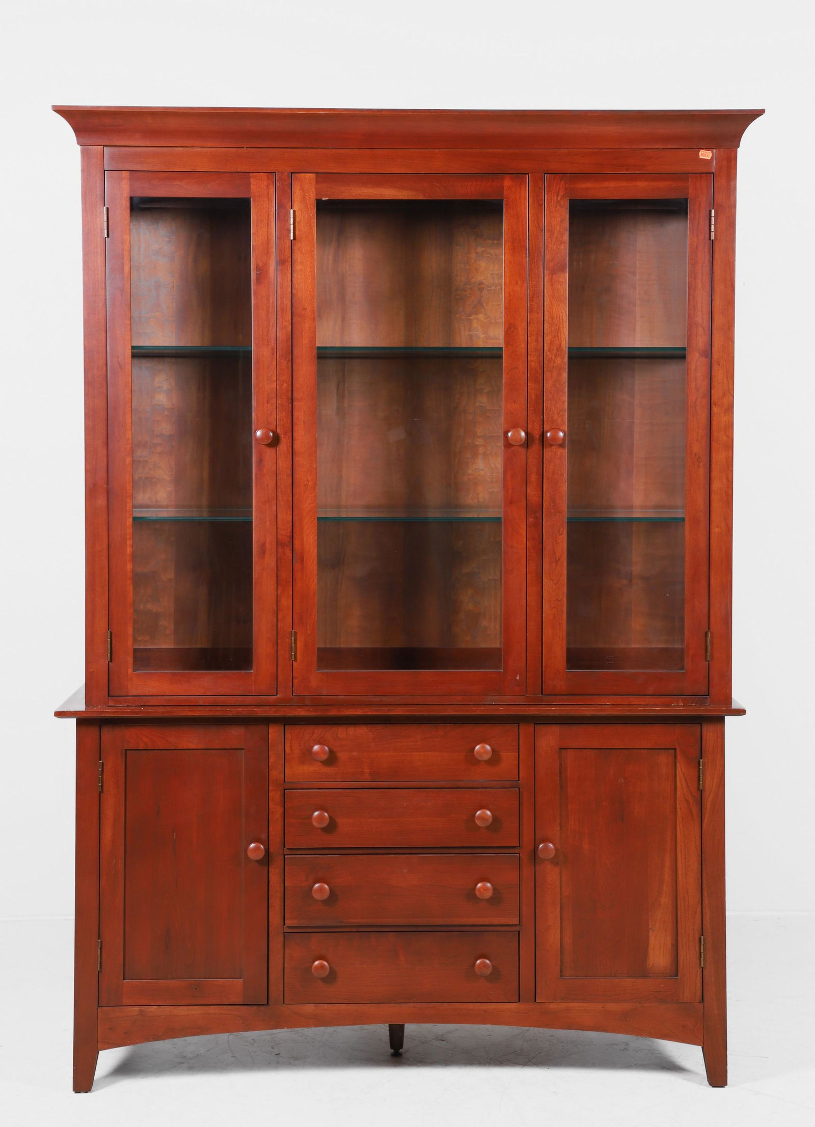 2-pc Kincaid cherry china cabinet (1 of 4)