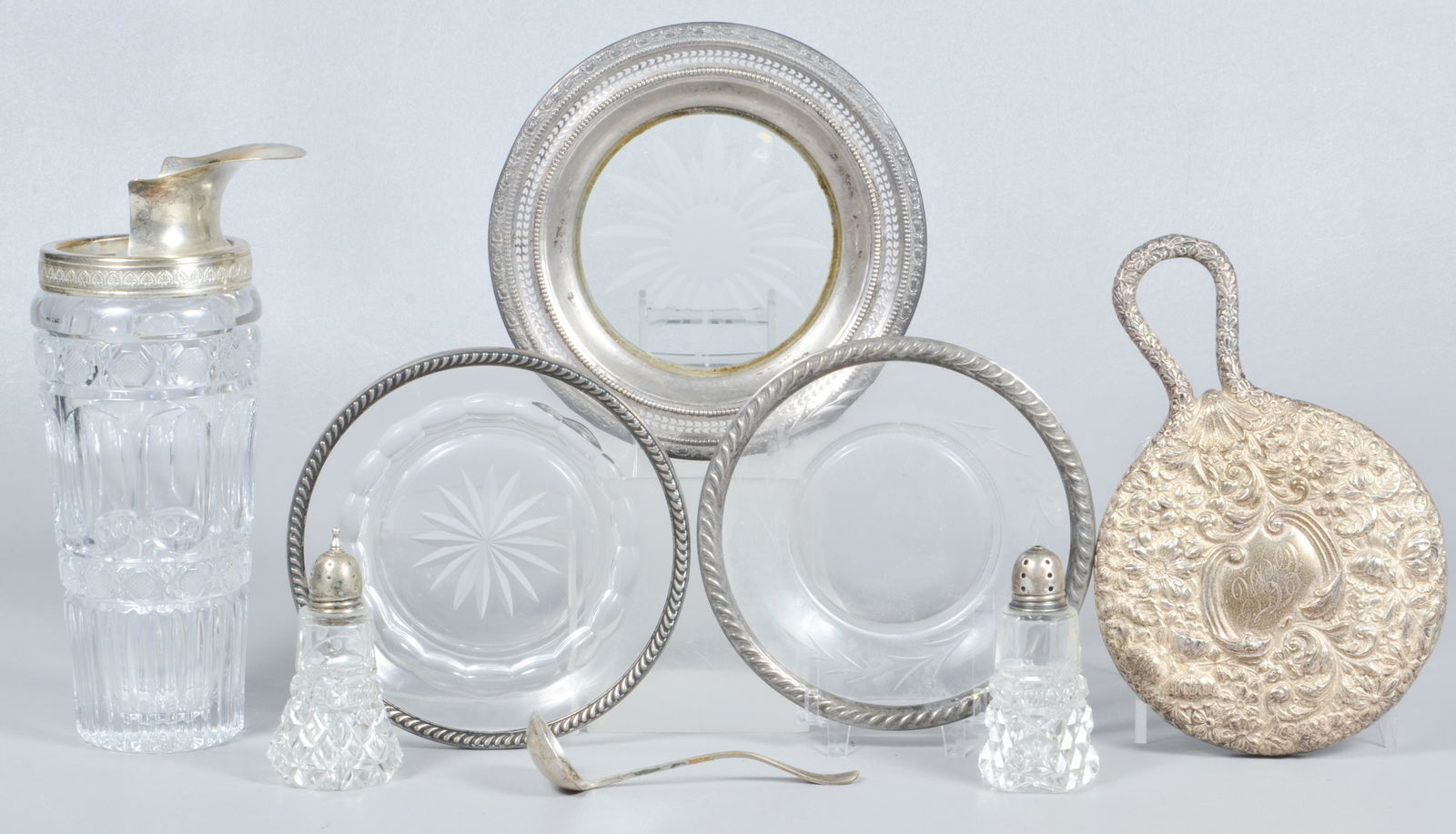 Sterling and Silverplate Table Items (1 of 9)