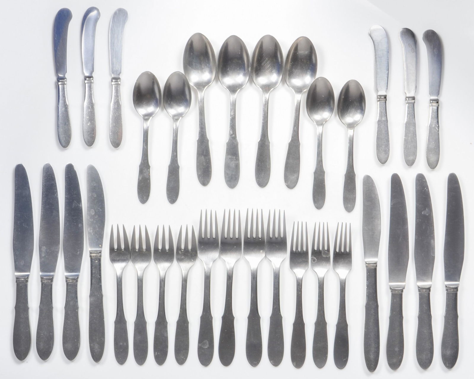 (33) Pcs Georg Jensen 'Mitra' Flatware (1 of 7)