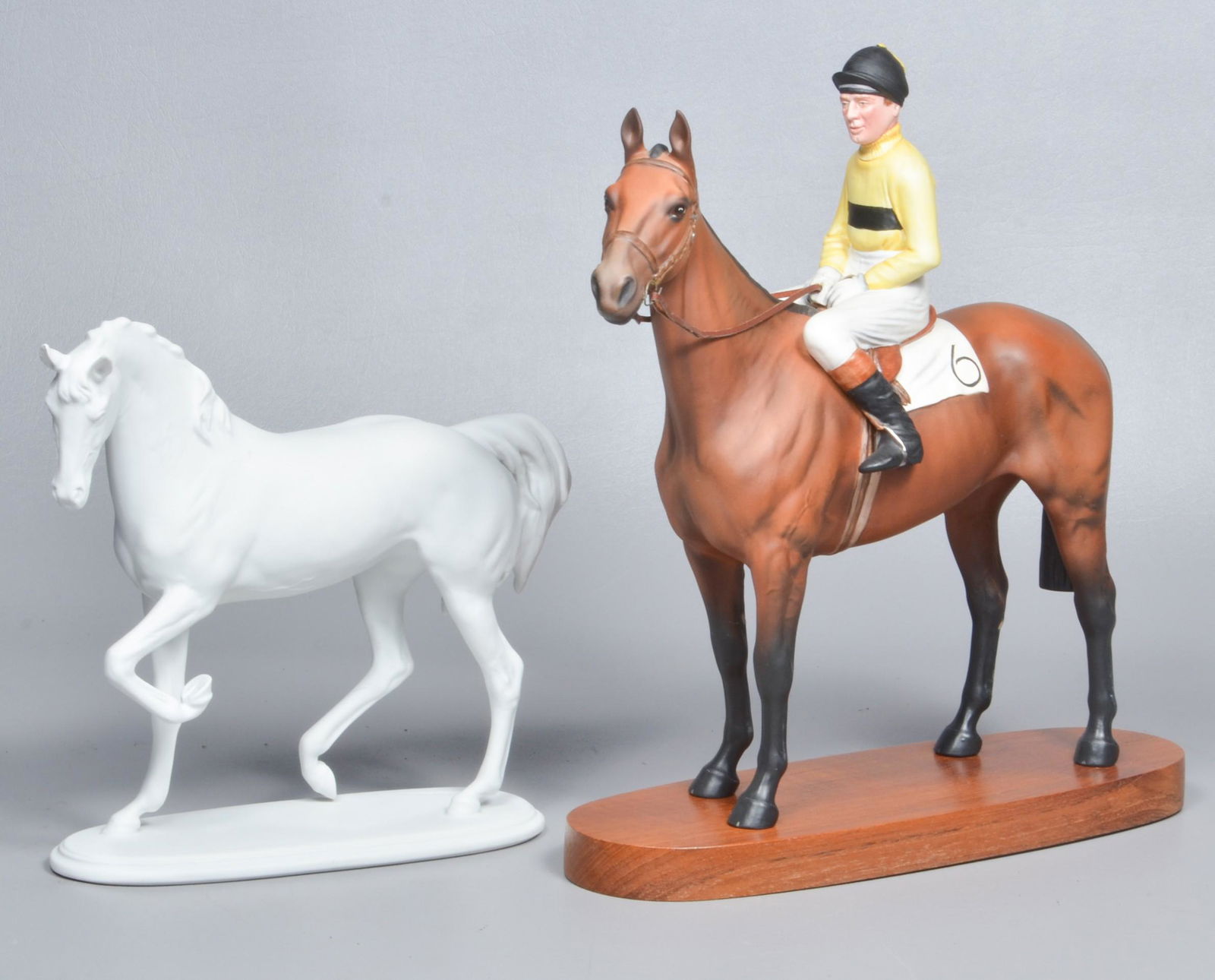 (2) Porcelain Horse Figures (1 of 11)