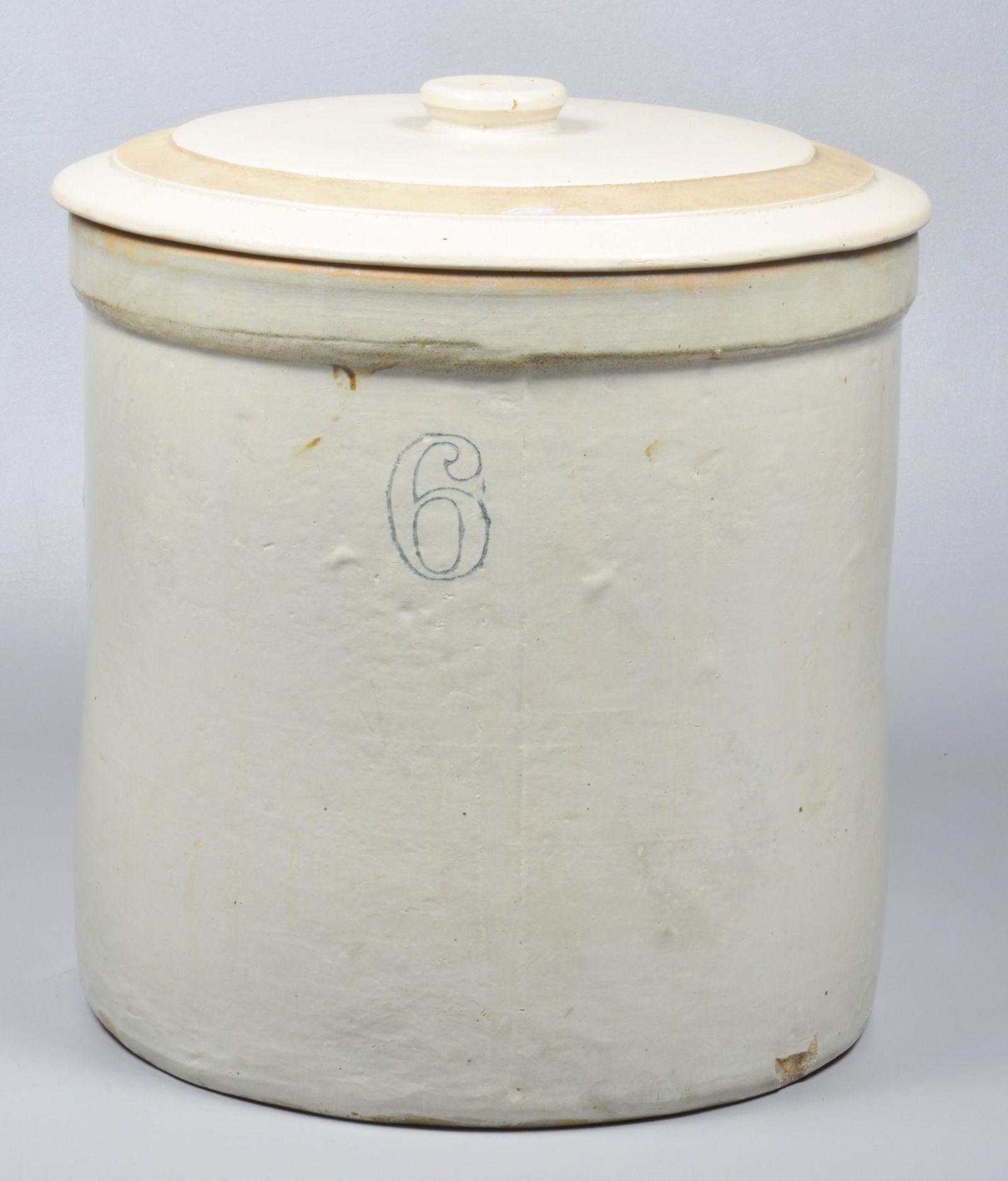 Stoneware 6-Gallon Covered Crock (1 of 6)