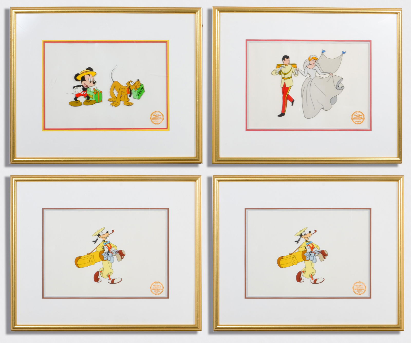 (4) Walt Disney Sericels (1 of 7)