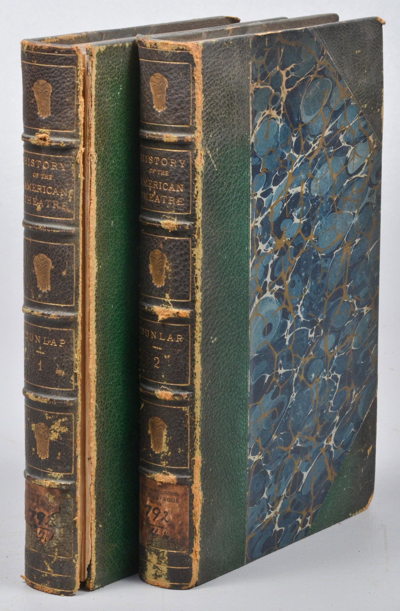 Dunlap's History of the American Theatre, 1833: History of the American Theatre by William Dunlap (London, 1833). Complete in two volumes.