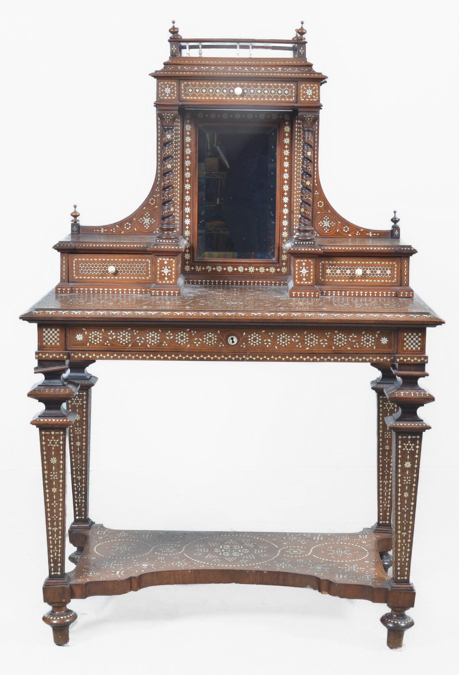 Moroccan inlaid desk (1 of 12)