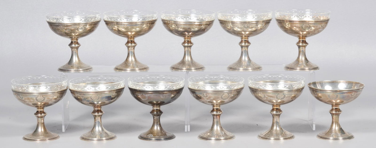 (11) Tiffany and Co. Makers Sterling Sherbets (1 of 3)