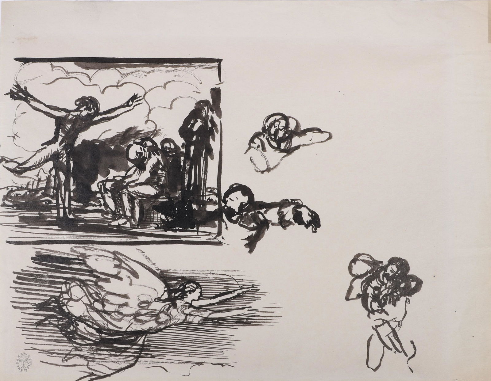 Rockwell Kent Study Sketch (1 of 5)