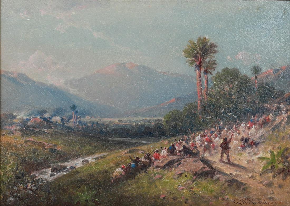 George Washington Nicholson Orientalist Painting (1 of 4)