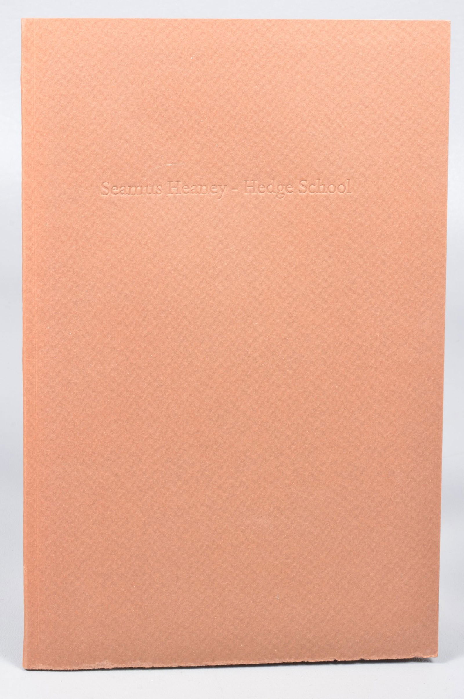 Hedge School by Seamus Heaney, 1979 (signed) (1 of 4)