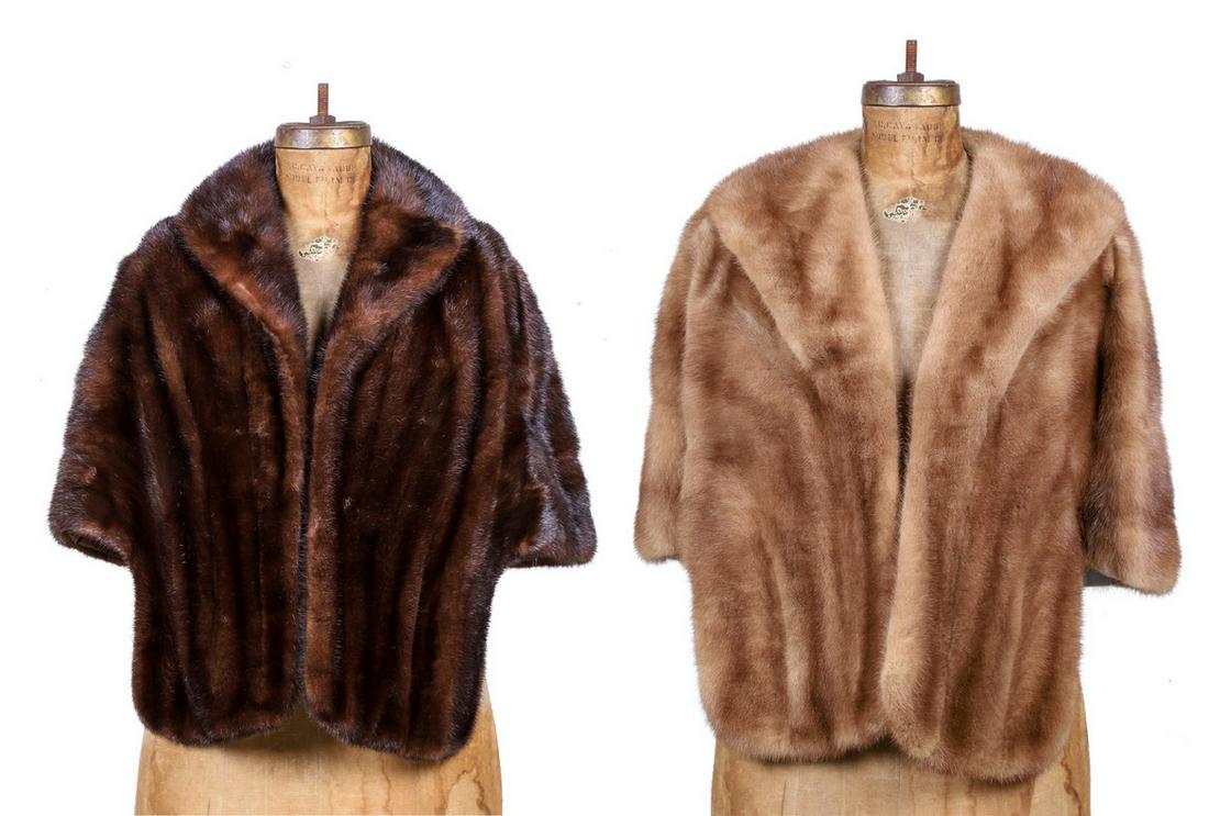 (2) Mink Stoles (1 of 9)