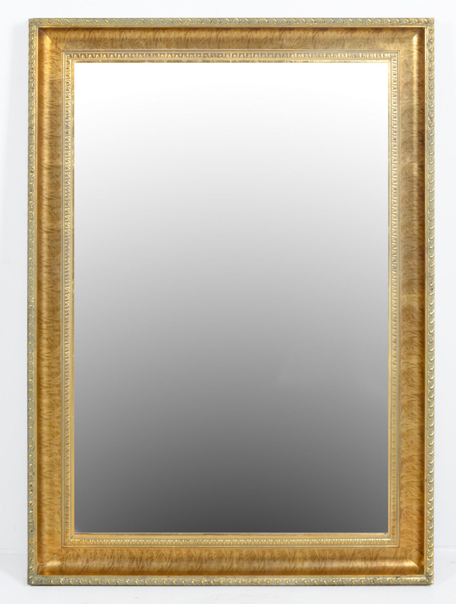 Carolina Mirror Italian style gilt hanging wall mirror (1 of 2)