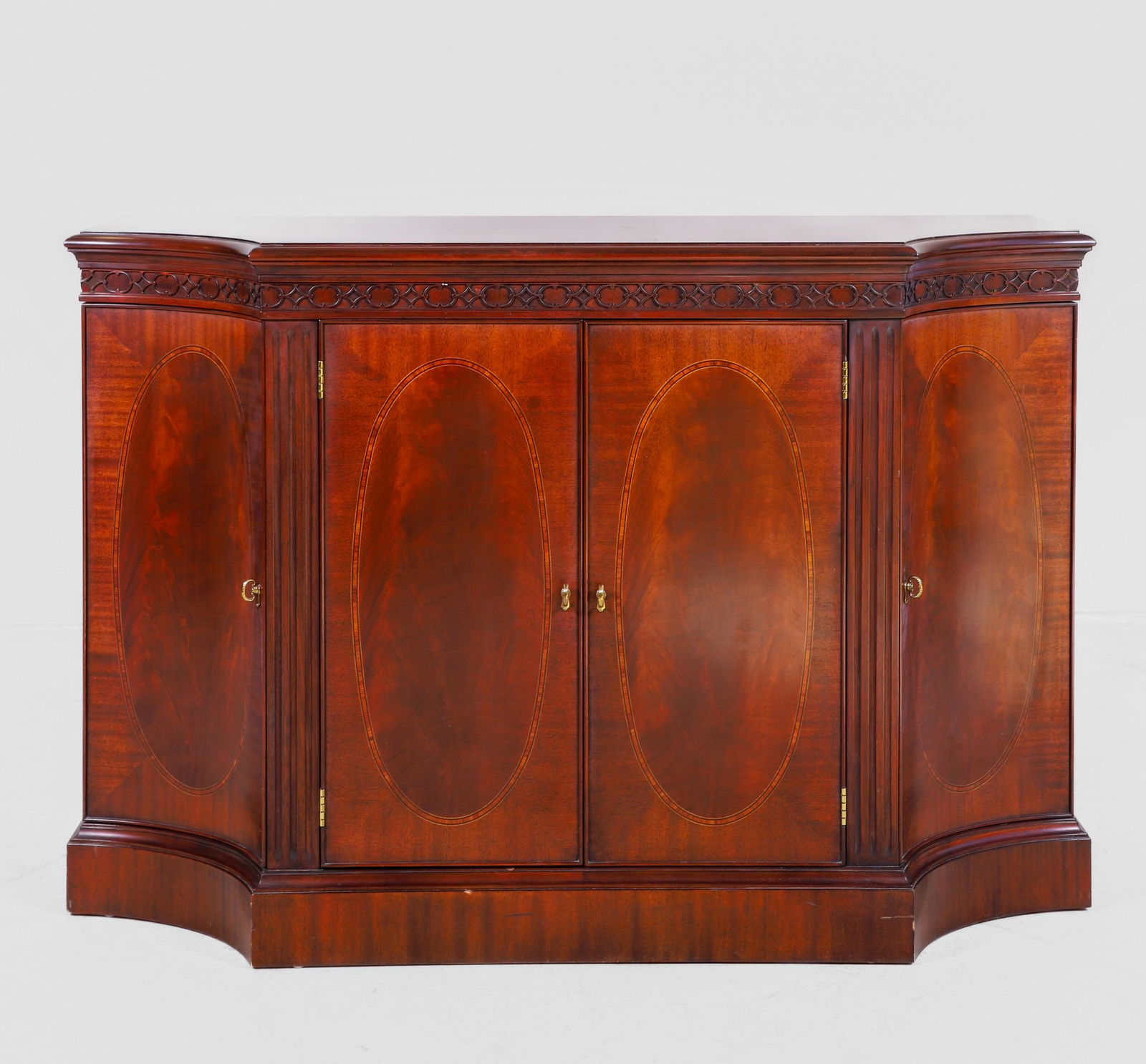 Henkel Harris inlaid mahogany server (1 of 5)