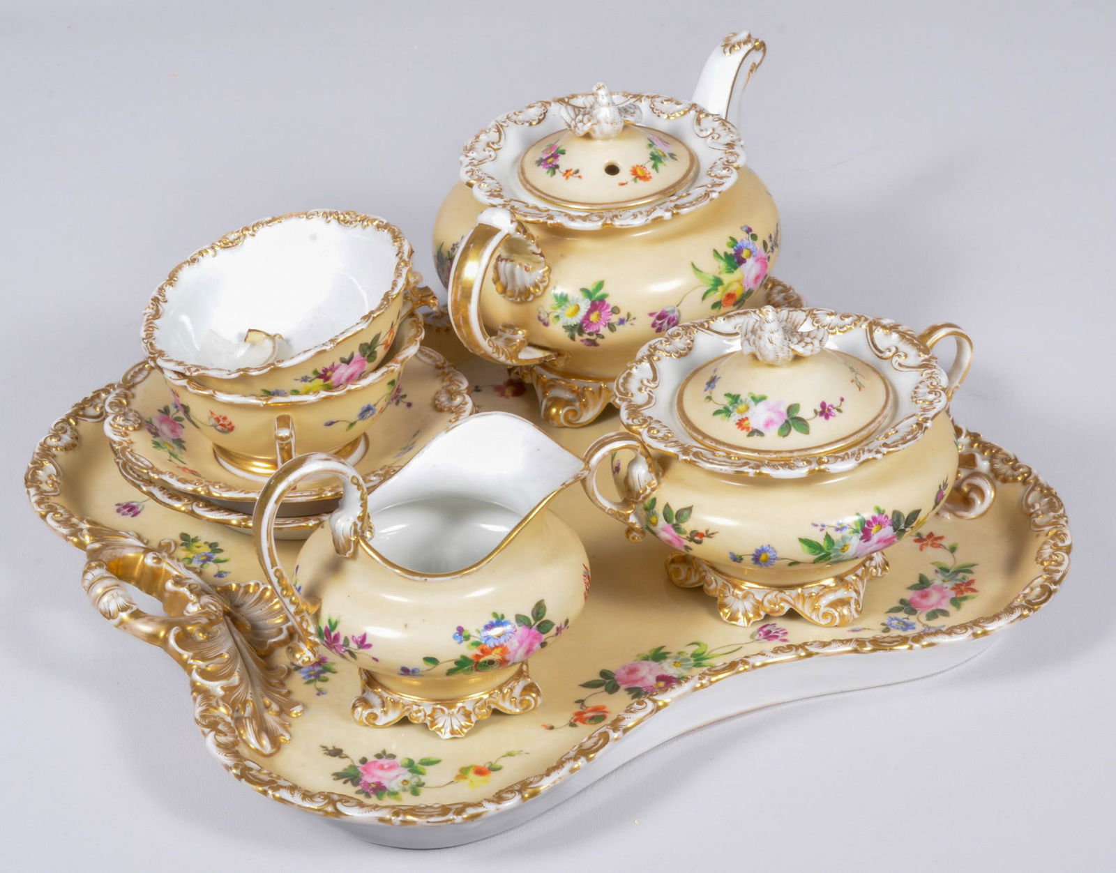 French Jacob Petit Porcelain Tea Set (1 of 6)