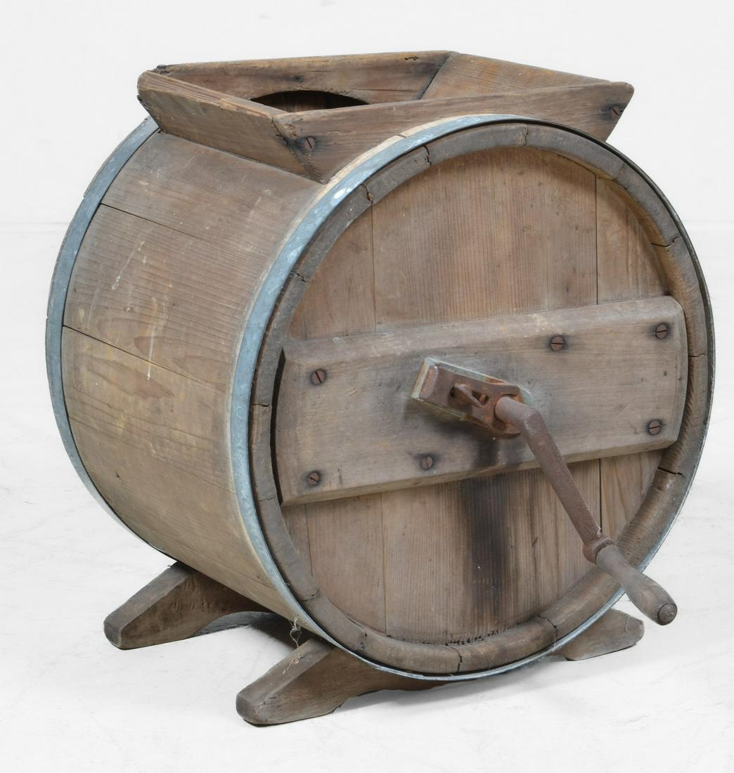 Hand crank Butter churn: Hand crank Butter churn, 17"w x 20"w