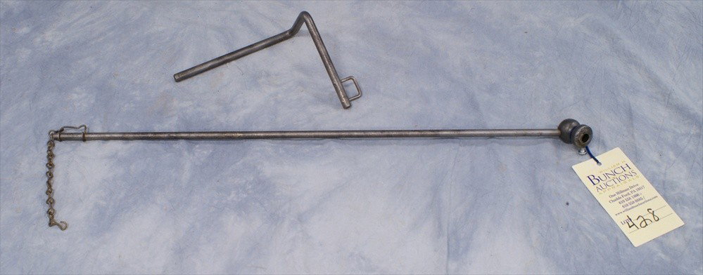 Edison crane, unusual design that fastens at side : Edison crane, unusual design that fastens at side of top through the lid locking mechanism