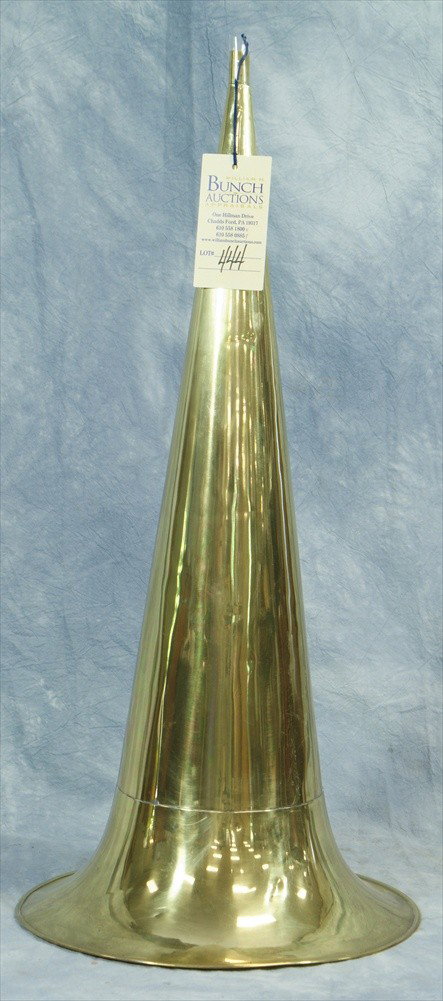 29" brass horn, fits Colombia or Edison: 29" brass horn, fits Colombia or Edison