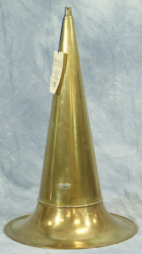 24" brass horn, fits Colombia or Edison: 24" brass horn, fits Colombia or Edison