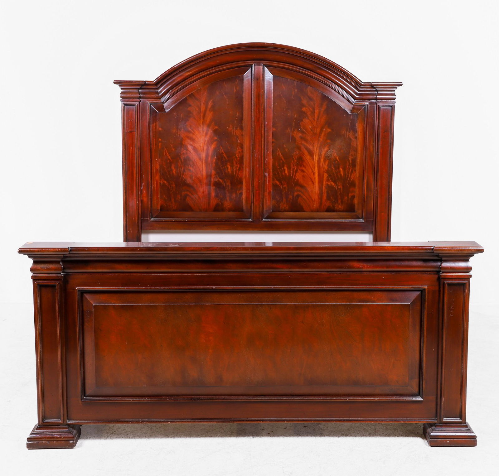 Baker Milling Road Contemporary mahogany king size bed (1 of 5)