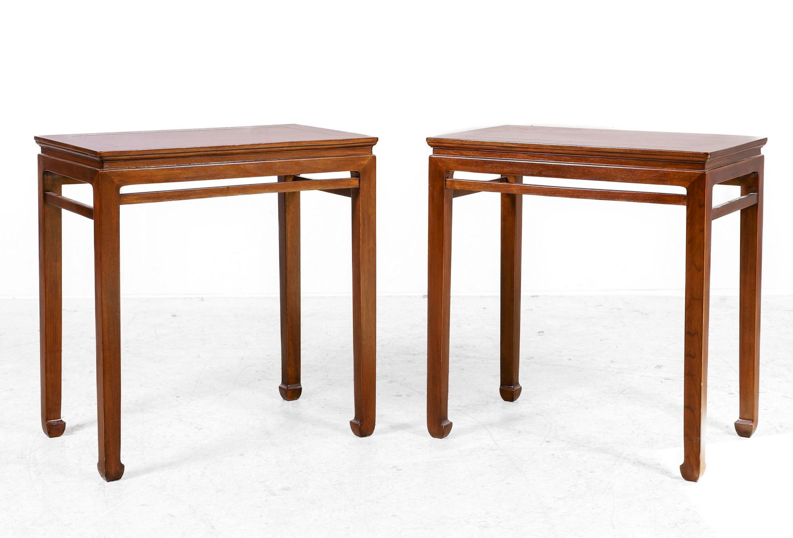 Pair Maria Yee elmwood side tables (1 of 4)