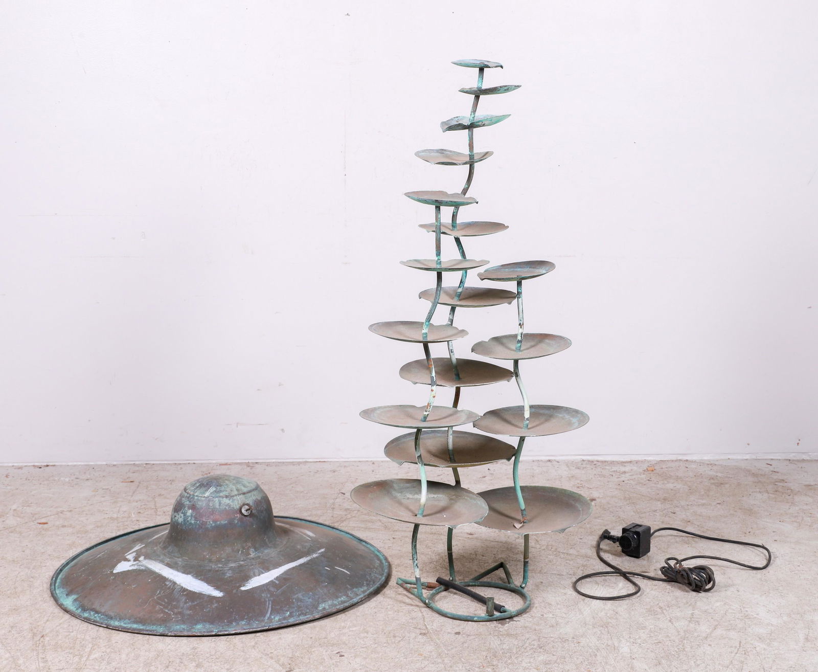 Salterini style tiered lily pad fountain (1 of 3)