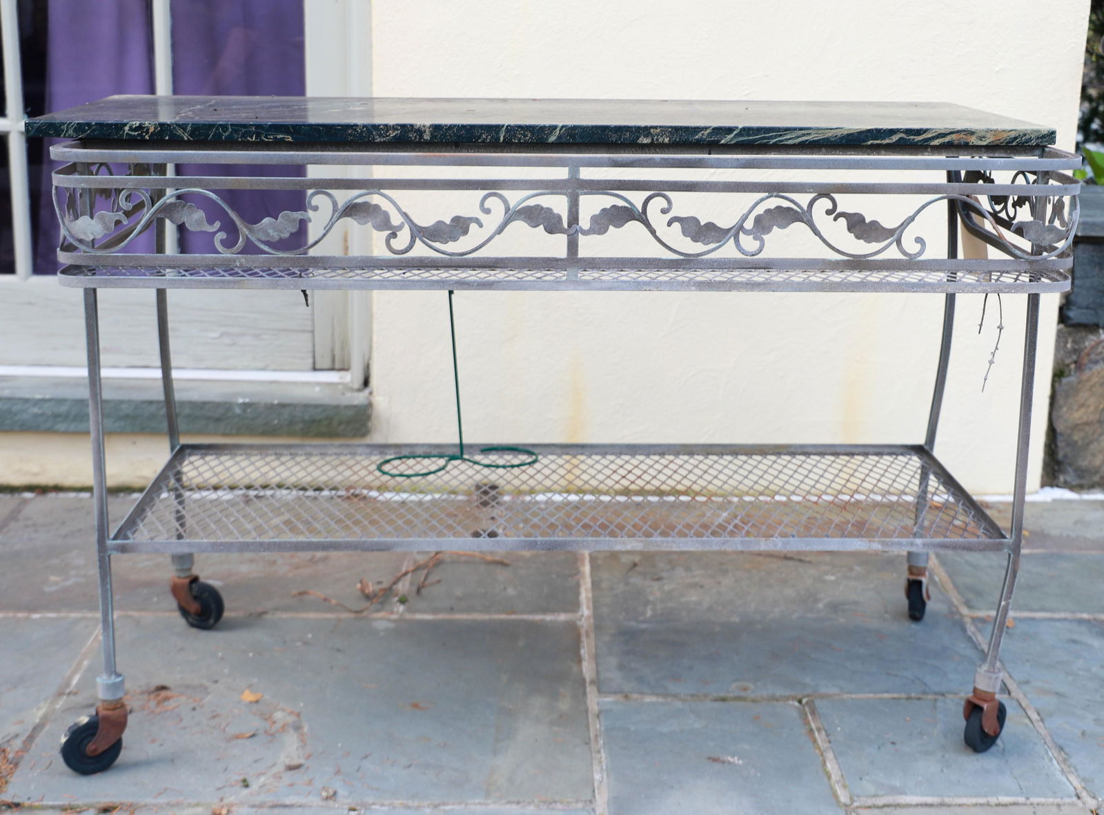 Salterini style marbletop dessert cart (1 of 3)