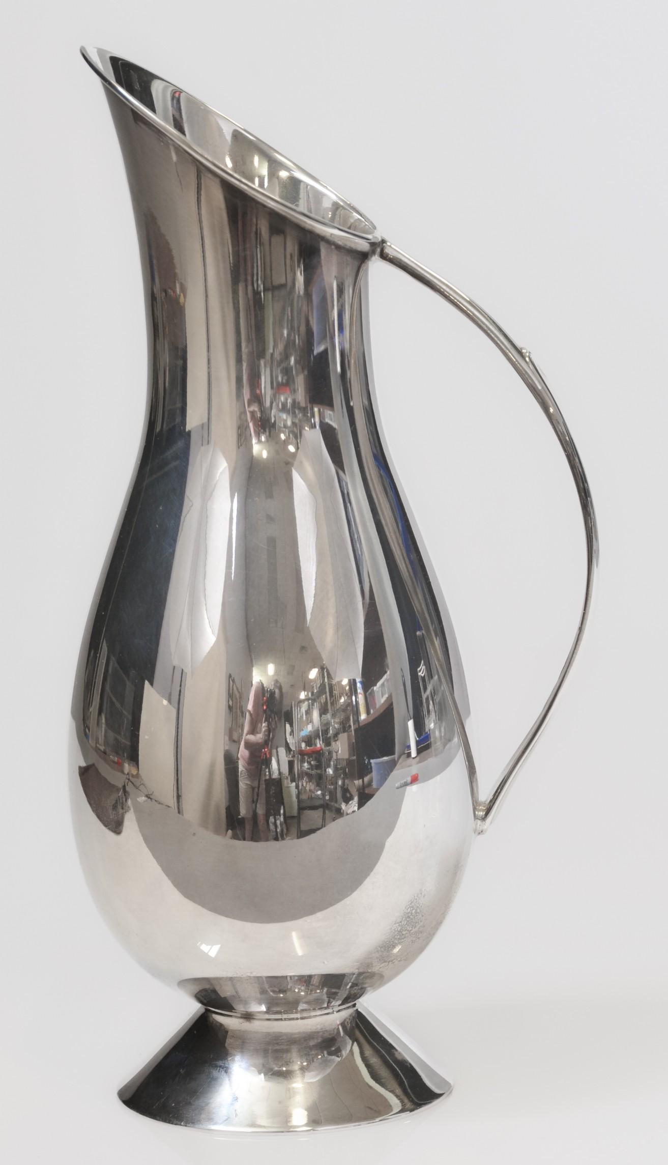 Camusso Footed Sterling Silver Pitcher, 12.645 TO (1 of 2)