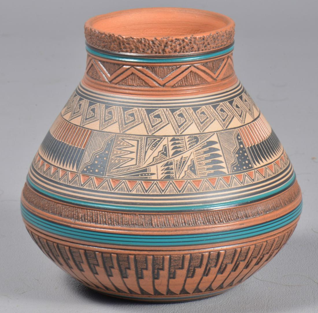 Bob Lansing Navajo Pottery Pot (1 of 2)