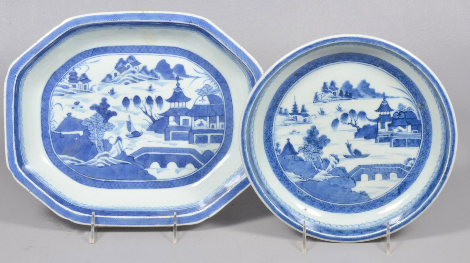 (2) Chinese Porcelain Canton Bowls (1 of 4)