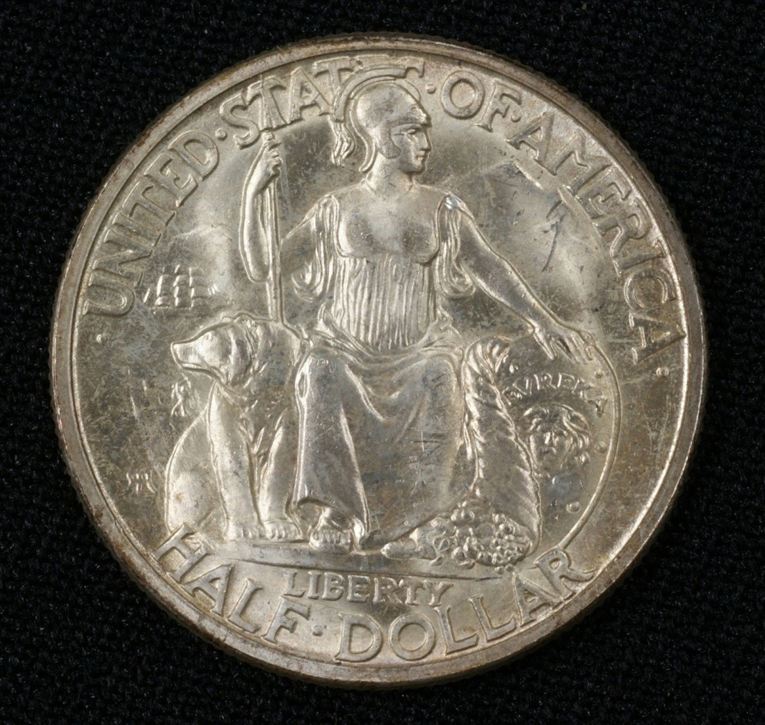 1936D San Diego California Pacific exposition comme: 1936D San Diego California Pacific exposition commemorative half MS63