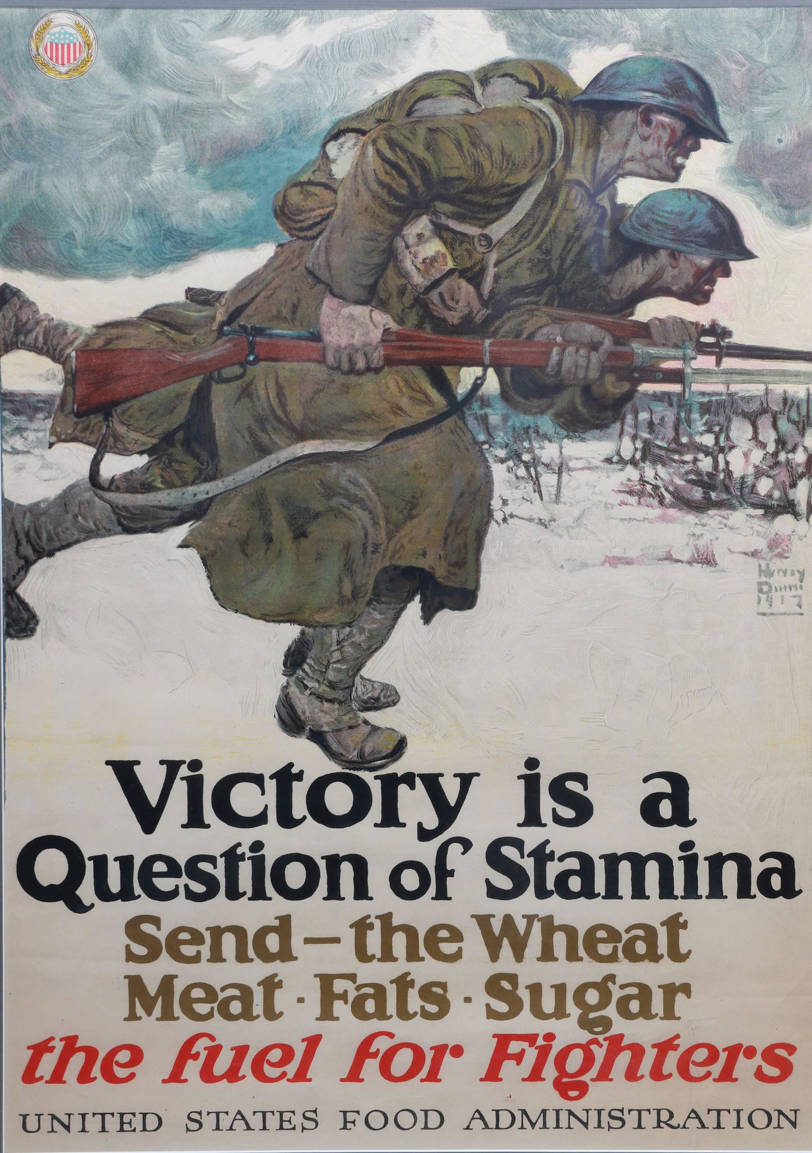 Harvey Dunn WWI Propoganda Poster (1 of 2)