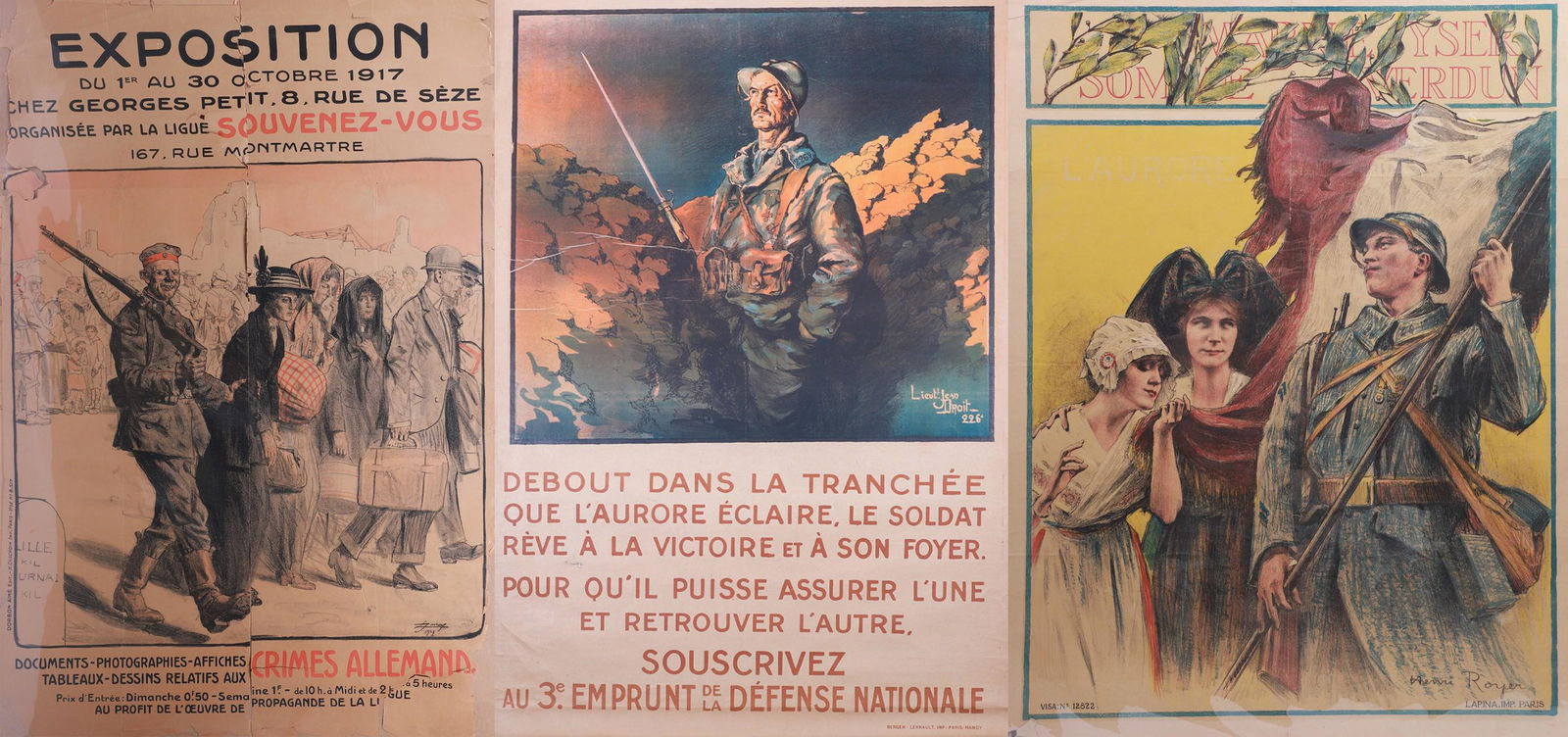 (3) French WWI Poster (1 of 4)