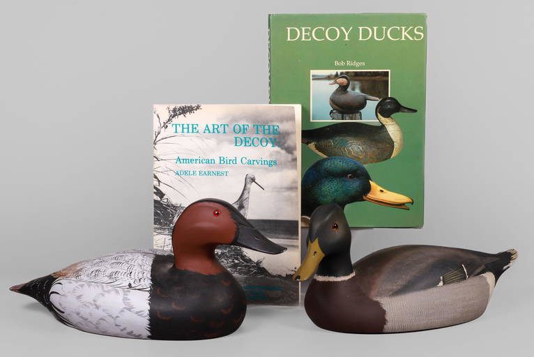 (2) Duck Decoys & Books (12774) on Jul 12, 2022 William Bunch